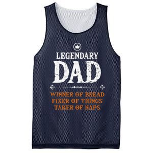 Legendary Dad Funny Father Taker Of Naps Fathers Day Gift Mesh Reversible Basketball Jersey Tank