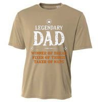 Legendary Dad Funny Father Taker Of Naps Fathers Day Gift Cooling Performance Crew T-Shirt