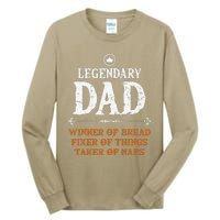 Legendary Dad Funny Father Taker Of Naps Fathers Day Gift Tall Long Sleeve T-Shirt