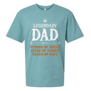 Legendary Dad Funny Father Taker Of Naps Fathers Day Gift Sueded Cloud Jersey T-Shirt