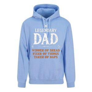 Legendary Dad Funny Father Taker Of Naps Fathers Day Gift Unisex Surf Hoodie