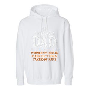 Legendary Dad Funny Father Taker Of Naps Fathers Day Gift Garment-Dyed Fleece Hoodie