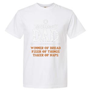 Legendary Dad Funny Father Taker Of Naps Fathers Day Gift Garment-Dyed Heavyweight T-Shirt