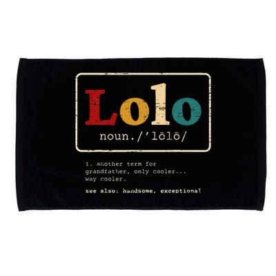 Lolo Definition Filipino Grandpa For A Pinoy Microfiber Hand Towel