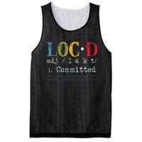 Locd Definition for a Loc Lifestyle Dreadlocs Black  Mesh Reversible Basketball Jersey Tank