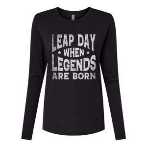 Leap Day February 29 Birthday Leap Year Womens Cotton Relaxed Long Sleeve T-Shirt