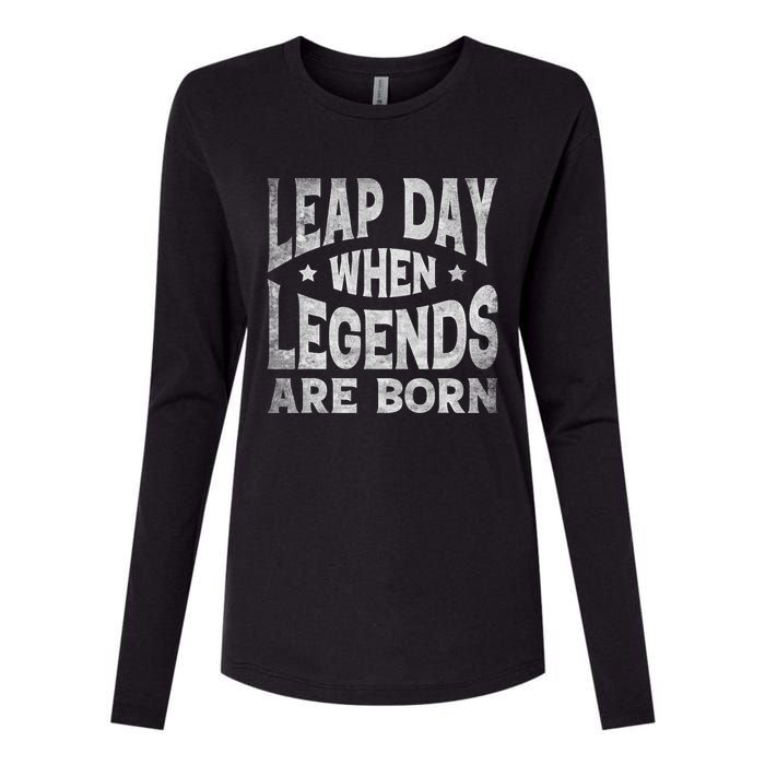 Leap Day February 29 Birthday Leap Year Womens Cotton Relaxed Long Sleeve T-Shirt