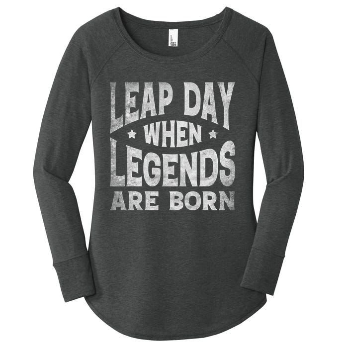 Leap Day February 29 Birthday Leap Year Women's Perfect Tri Tunic Long Sleeve Shirt