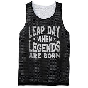 Leap Day February 29 Birthday Leap Year Mesh Reversible Basketball Jersey Tank