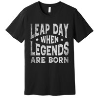 Leap Day February 29 Birthday Leap Year Premium T-Shirt