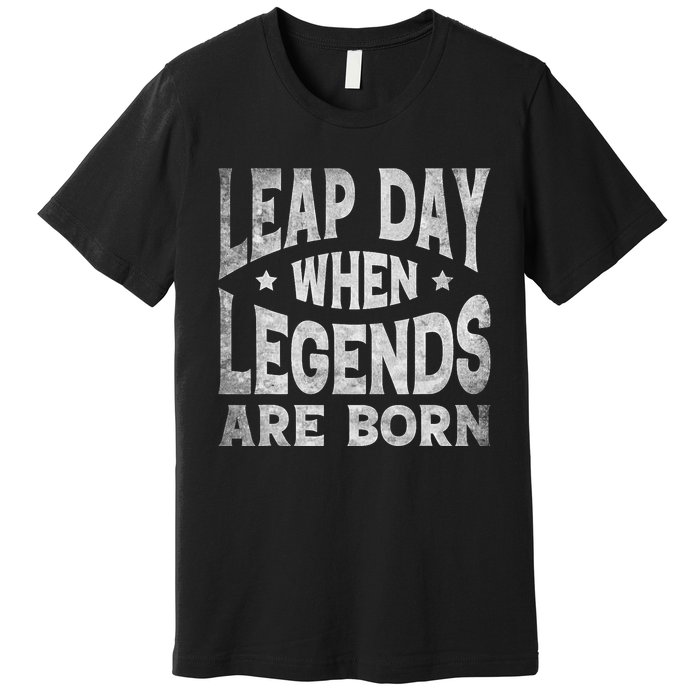 Leap Day February 29 Birthday Leap Year Premium T-Shirt