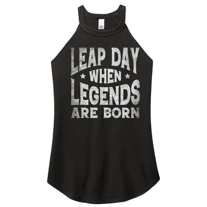 Leap Day February 29 Birthday Leap Year Women's Perfect Tri Rocker Tank