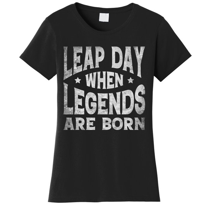 Leap Day February 29 Birthday Leap Year Women's T-Shirt