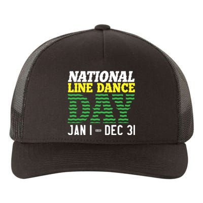 Line Dance Funny National Line Dance Day Yupoong Adult 5-Panel Trucker Hat