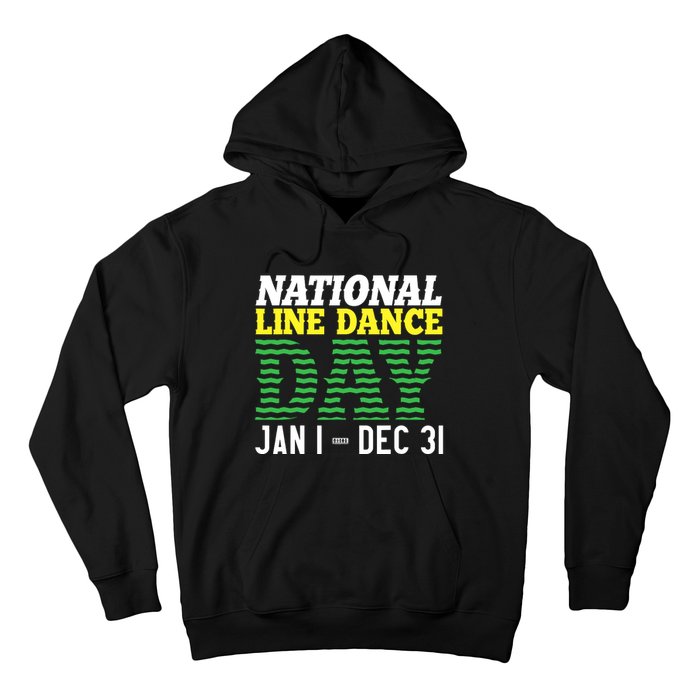 Line Dance Funny National Line Dance Day Hoodie