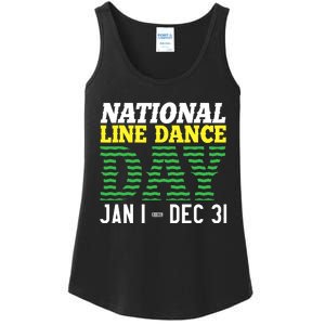 Line Dance Funny National Line Dance Day Ladies Essential Tank