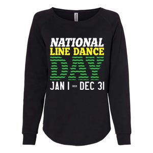 Line Dance Funny National Line Dance Day Womens California Wash Sweatshirt