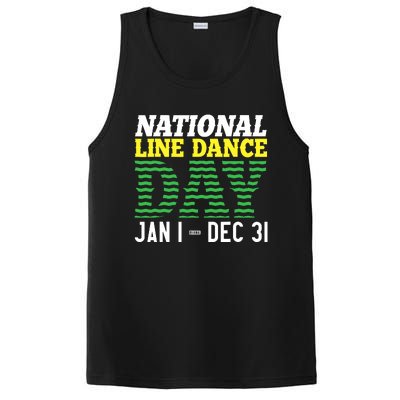 Line Dance Funny National Line Dance Day PosiCharge Competitor Tank