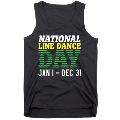 Line Dance Funny National Line Dance Day Tank Top