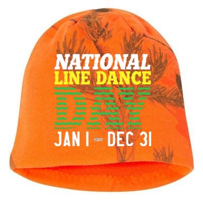 Line Dance Funny National Line Dance Day Kati - Camo Knit Beanie