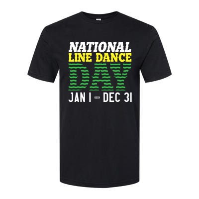 Line Dance Funny National Line Dance Day Softstyle CVC T-Shirt