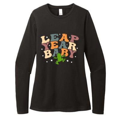 Leap Day Frog Birthday Gift Womens CVC Long Sleeve Shirt