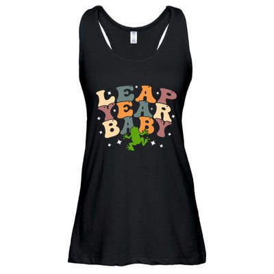 Leap Day Frog Birthday Gift Ladies Essential Flowy Tank