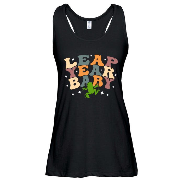 Leap Day Frog Birthday Gift Ladies Essential Flowy Tank