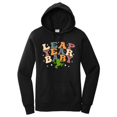 Leap Day Frog Birthday Gift Women's Pullover Hoodie