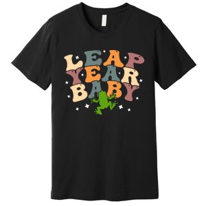 Leap Day Frog Birthday Gift Premium T-Shirt