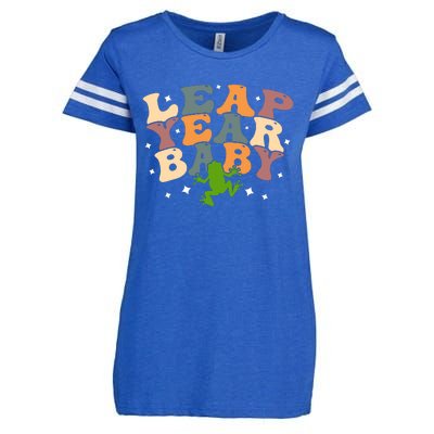 Leap Day Frog Birthday Gift Enza Ladies Jersey Football T-Shirt