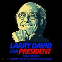 Larry David For President Make America Pretty Good Again 7-Panel Snapback Hat