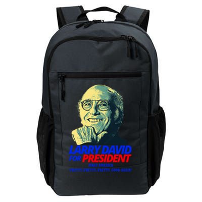 Larry David For President Make America Pretty Good Again Daily Commute Backpack