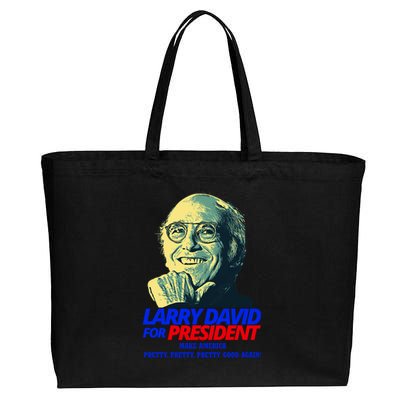 Larry David For President Make America Pretty Good Again Cotton Canvas Jumbo Tote