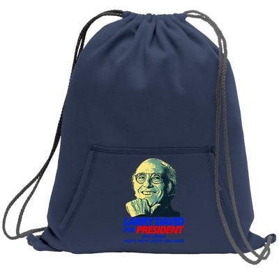 Larry David For President Make America Pretty Good Again Sweatshirt Cinch Pack Bag