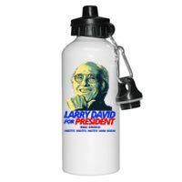 Larry David For President Make America Pretty Good Again Aluminum Water Bottle