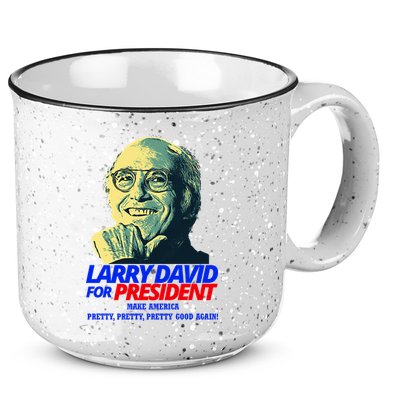 Larry David For President Make America Pretty Good Again 15oz Campfire Ceramic Mug