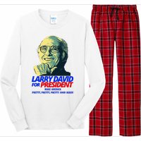 Larry David For President Make America Pretty Good Again Long Sleeve Pajama Set