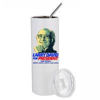 Larry David For President Make America Pretty Good Again Stainless Steel Tumbler