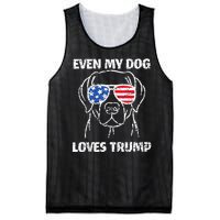 Labrador Dog Flag Sunglasses Even My Dog Loves Trump 2024 Mesh Reversible Basketball Jersey Tank