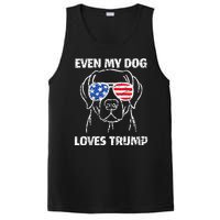 Labrador Dog Flag Sunglasses Even My Dog Loves Trump 2024 PosiCharge Competitor Tank