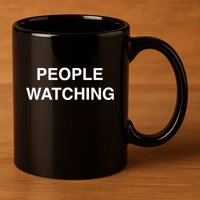 Limited Dominic Fike Wearing People Watching 11oz C Handle Ceramic Mug