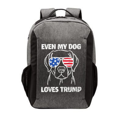 Labrador Dog Flag Sunglasses Even My Dog Loves Trump 2024 Vector Backpack