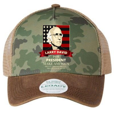 Larry David For President Legacy Tie Dye Trucker Hat