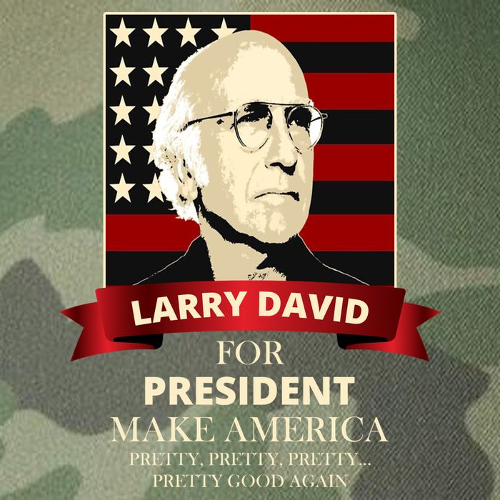 Larry David For President Legacy Tie Dye Trucker Hat