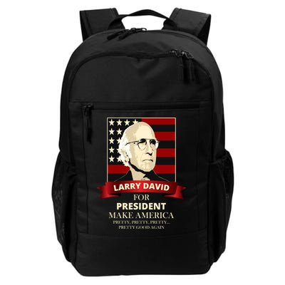 Larry David For President Backpack