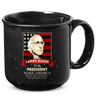 Larry David For President 15oz Campfire Ceramic Mug