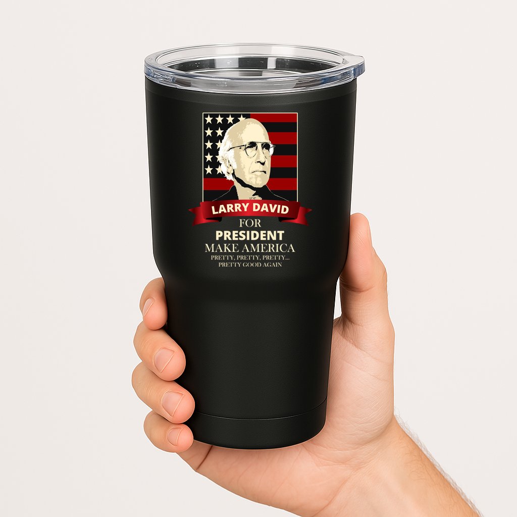 Larry David For President Tumbler