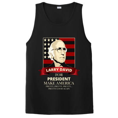 Larry David For President PosiCharge Competitor Tank