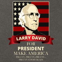 Larry David For President Cotton Canvas Backpack